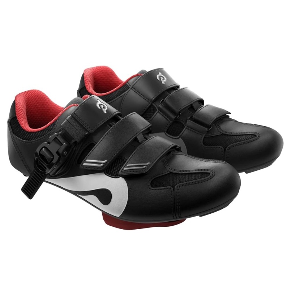 Peleton Mens 12 Cycling Shoes‎ EU46 / US12 Black White Red